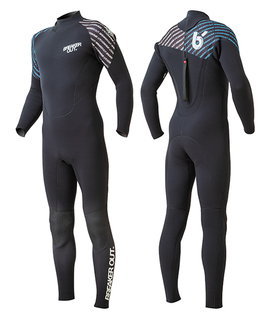 3mmフルスーツ - エクスプローダー チェストジップ | BREAKER OUT WETSUITS ブレーカーアウト ウエットスーツ