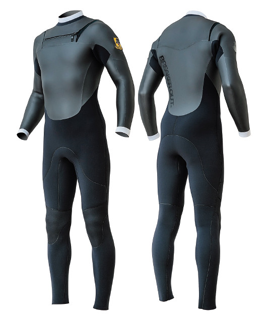 3mmフルスーツ - パンテーラ チェストジップ | BREAKER OUT WETSUITS ブレーカーアウト ウエットスーツ